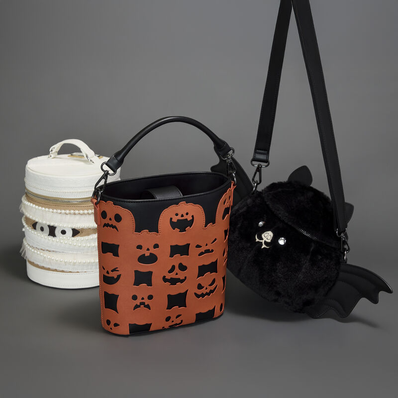 Loungefly Plush Bat Figural Crossbody Bag, , hi-res view 4